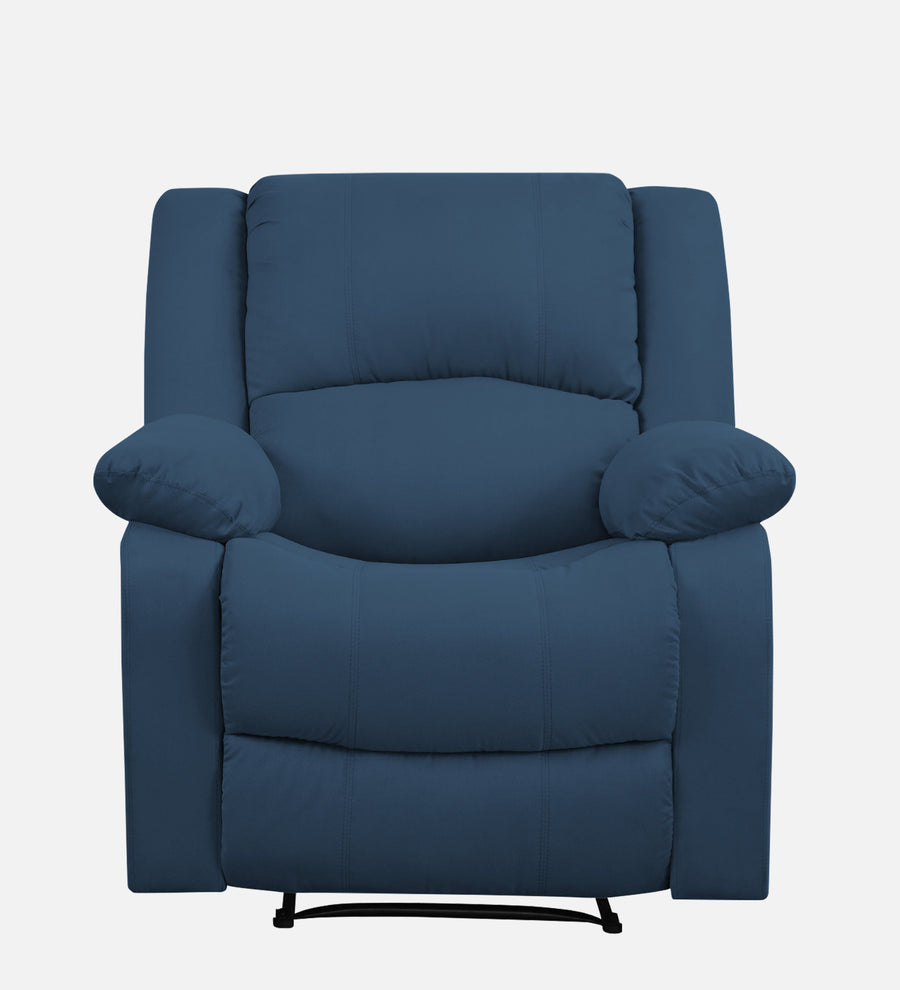 Henry Fabric 1 Seater Motorized Recliner In Light Blue Colour - Febonic Living