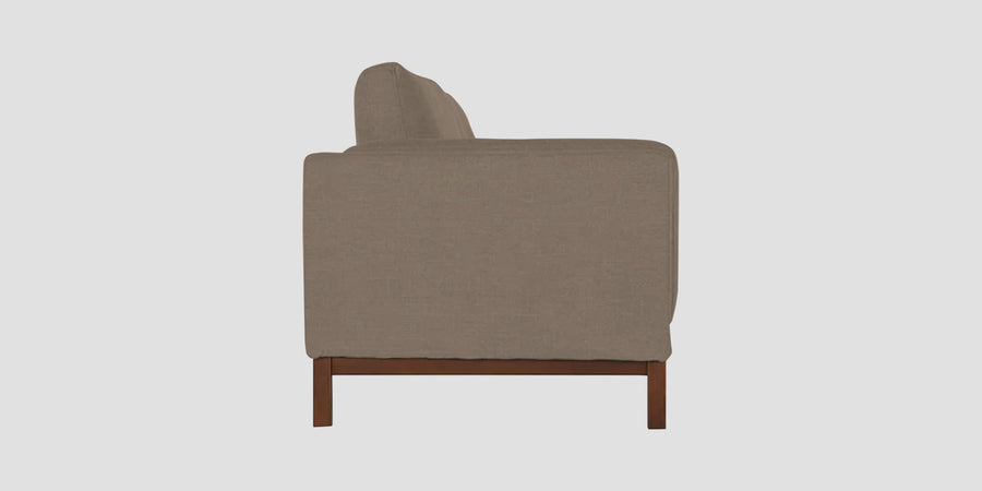 Borry Fabric 3 Seater Sofa In Hazel Beige Colour - Febonic Living
