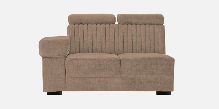 Draco Fabric 6 Seater Corner Sofa In Cookie Beige Colour - Febonic Living