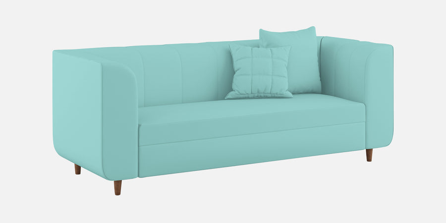 Sumo Velvet 3 Seater Sofa In Barmunda Aqua Colour - Febonic Living