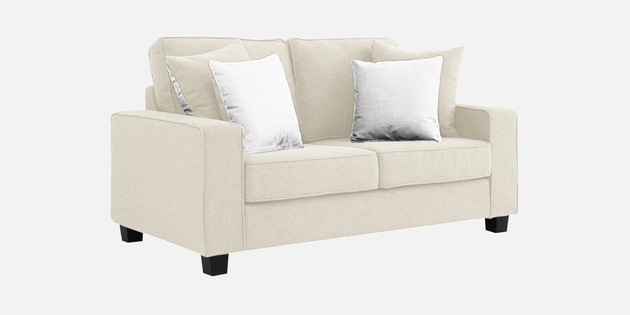 Ladybug Fabric 2 Seater Sofa In Ivory Cream Colour - Febonic Living