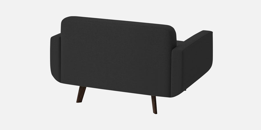 Marsela Fabric 2 Seater Sofa In Bitter Black Colour - Febonic Living