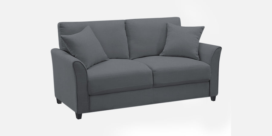 Daroo Velvet 2 Seater Sofa In Pubble Grey Colour - Febonic Living