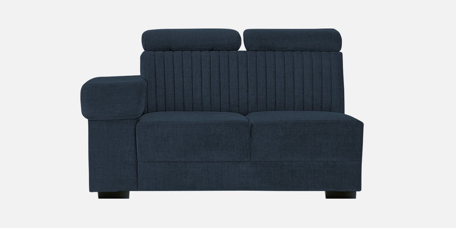 Draco Fabric 6 Seater Corner Sofa In Denim Blue Colour - Febonic Living