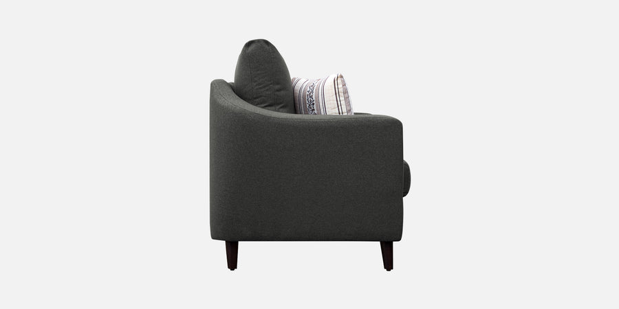 Kevin Fabric 2 Seater Sofa In Charcoal Grey Colour - Febonic Living