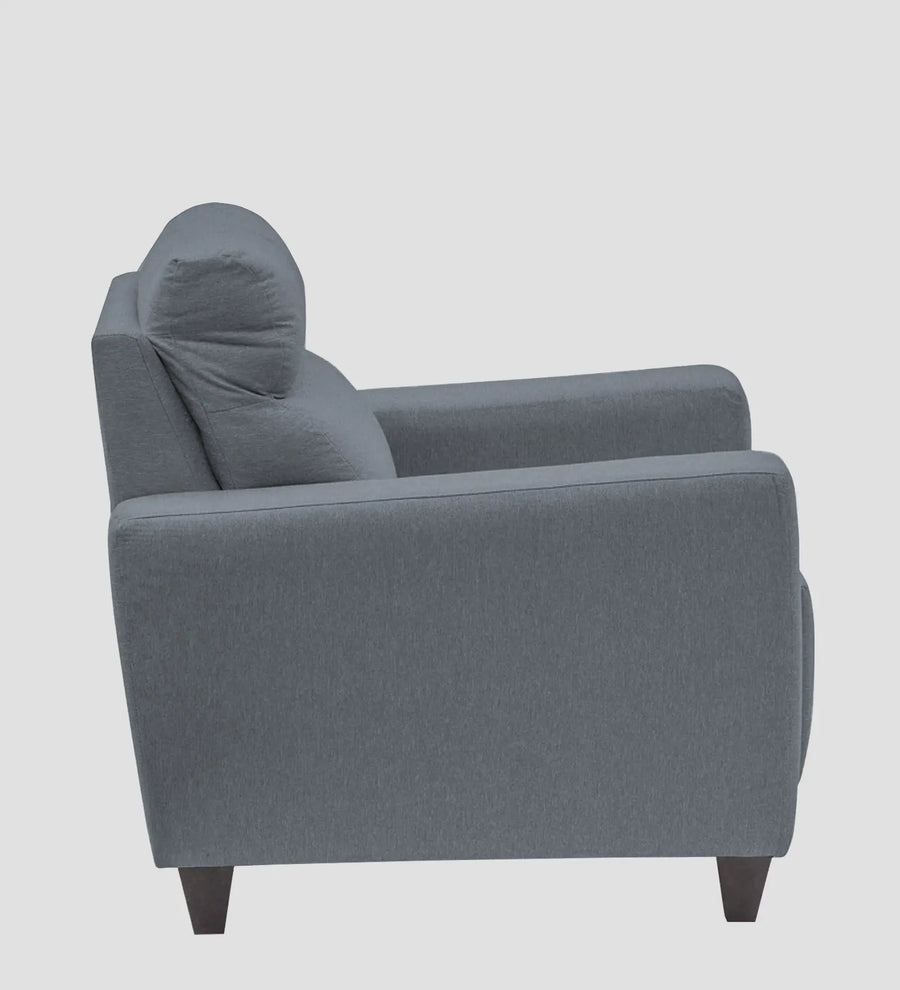 Burban Fabric 1 Seater Sofa In Winter Grey Colour - Febonic Living