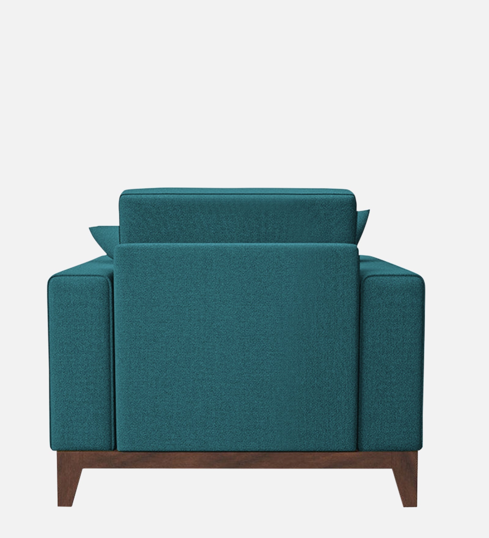 Luca Fabric 1 Seater Sofa in Aqua Blue Colour