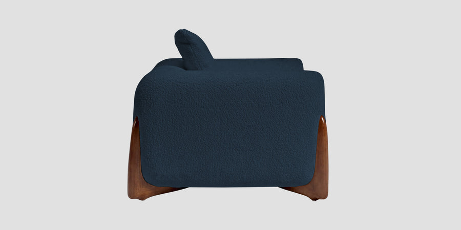 Boko Boucle 2 Seater Sofa In Classic Blue Colour - Febonic Living