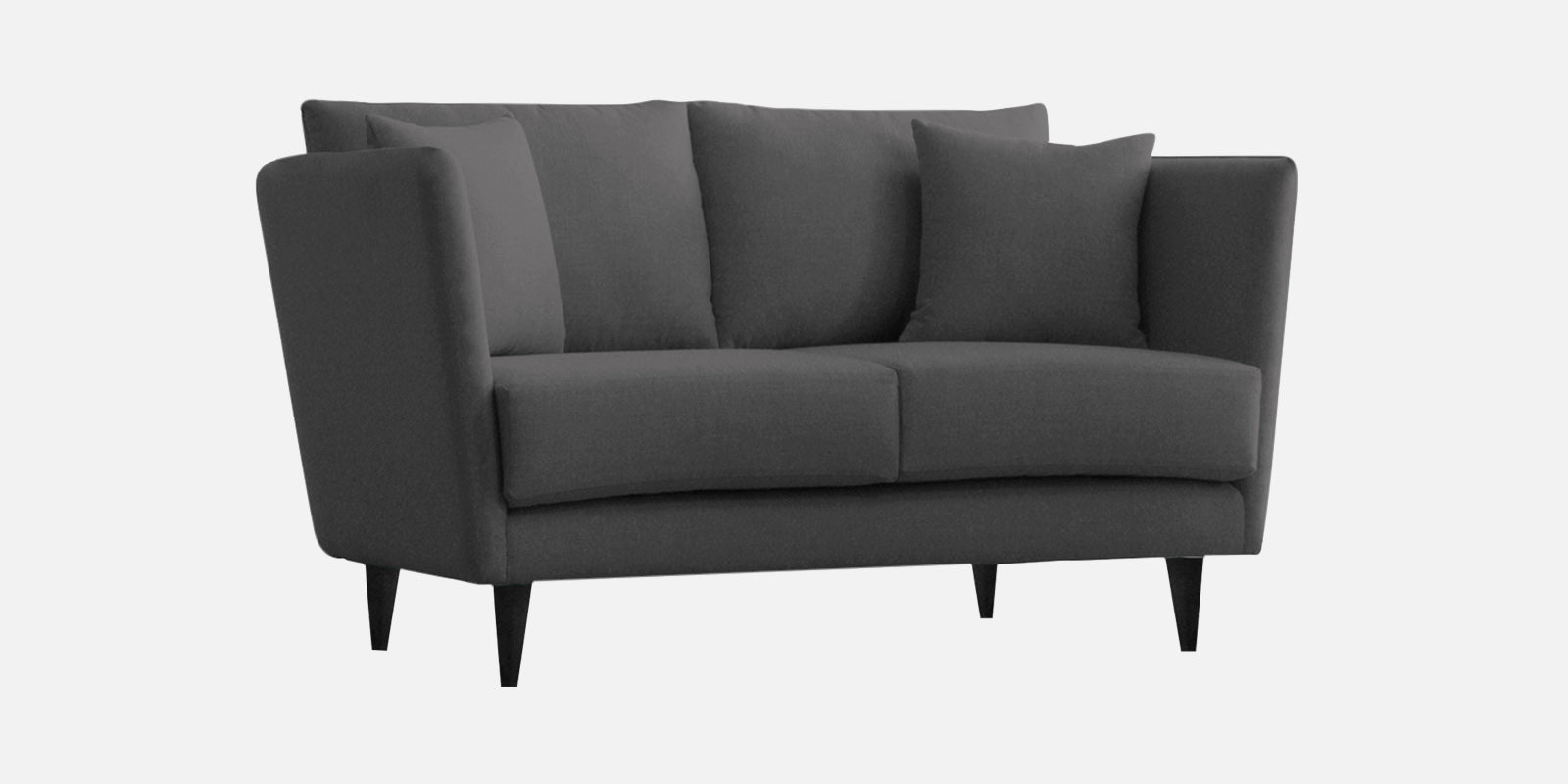 Norway Velvet 2 Seater Sofa In Davy Grey Colour