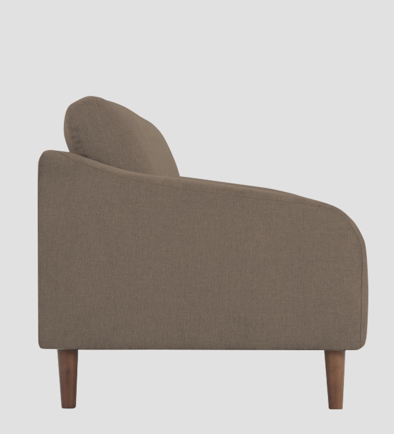 Elara Fabric 1 Seater Sofa in Hazel Beige Colour - Febonic Living