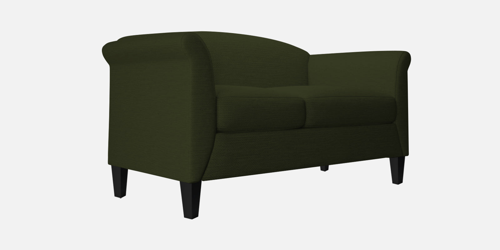 Kimber Fabric 2 Seater Sofa in Olive Green Colour