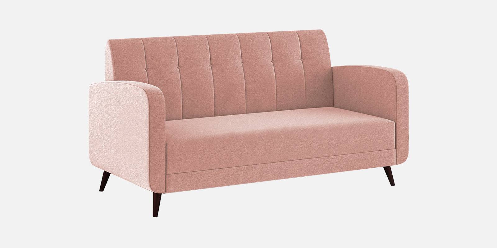 Wiki Velvet 3 Seater Sofa in Blush Pink Colour