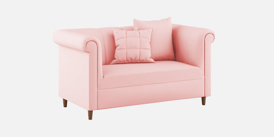 Rubi Velvet 2 Seater Sofa In Millennial Pink Colour - Febonic Living