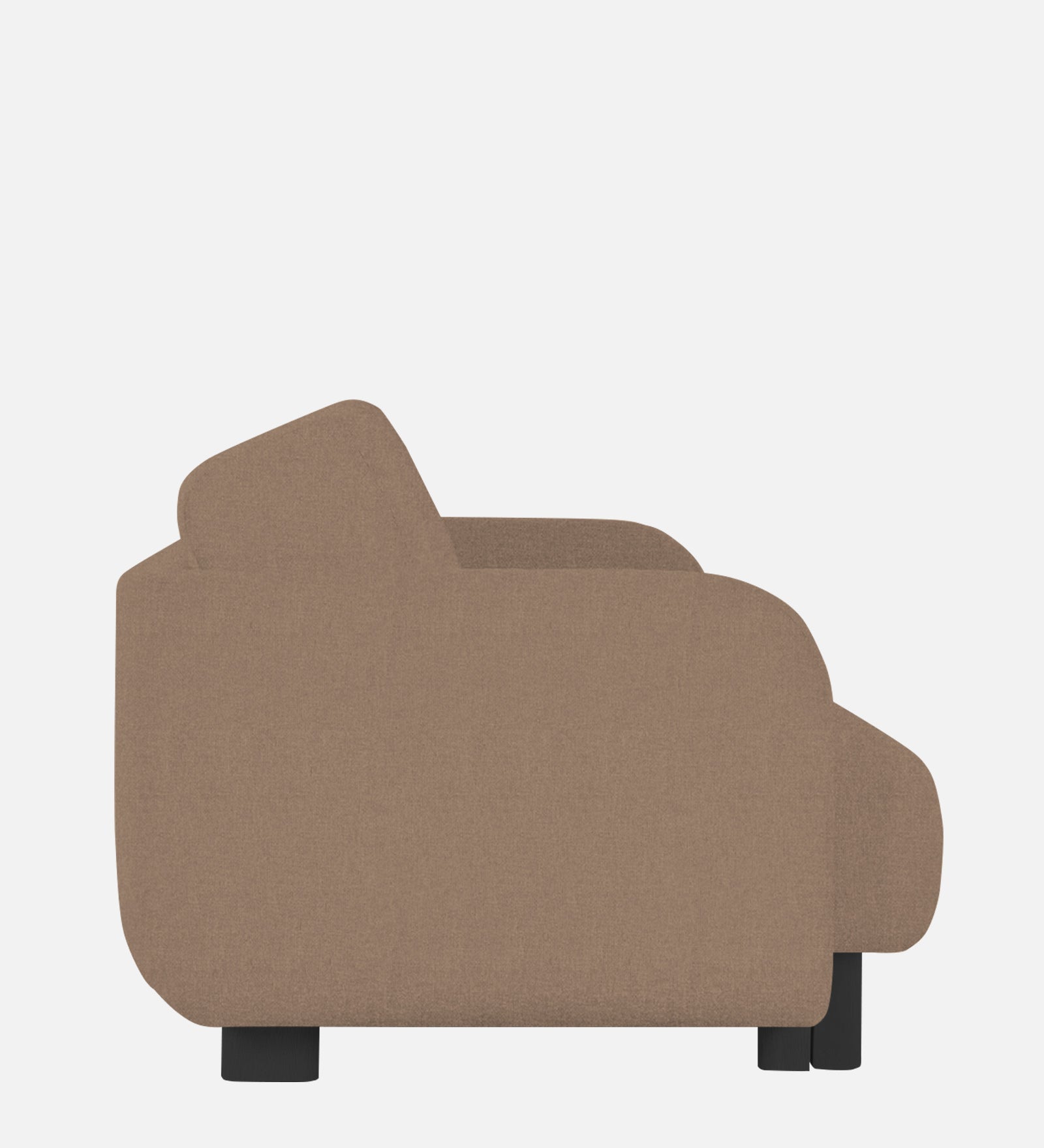 Varu Fabric 1 Seater Sofa In  Cookie Beige Colour - Febonic Living