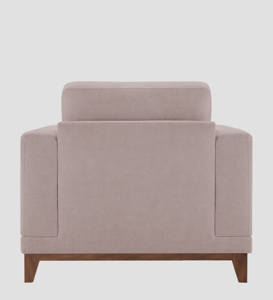 Esha Fabric 1 Seater Sofa In Almond Beige Colour - Febonic Living