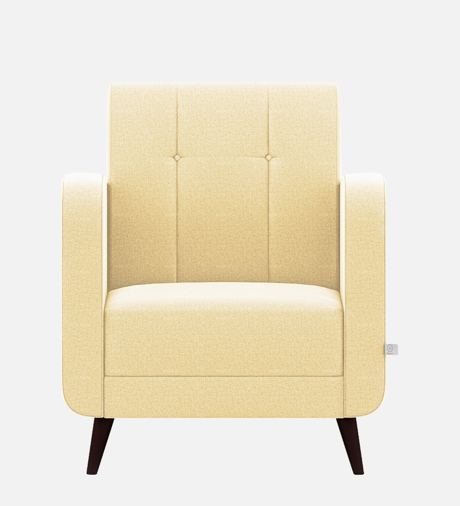 Wiki Velvet 1 Seater Sofa In Sandy Beige Colour - Febonic Living