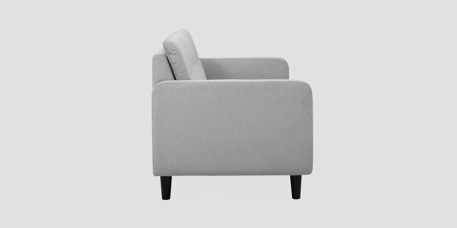 Noha Fabric 3 Seater Sofa In Lit Grey Colour