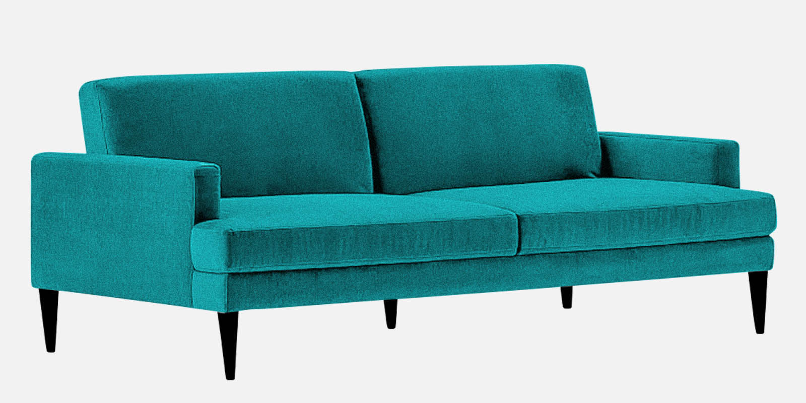 Zoya Fabric 3 Seater Convertable Sofa Cum Bed in Sea Green Colour