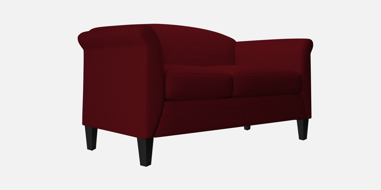 Kimber Fabric 2 Seater Sofa in Ruby Red Colour