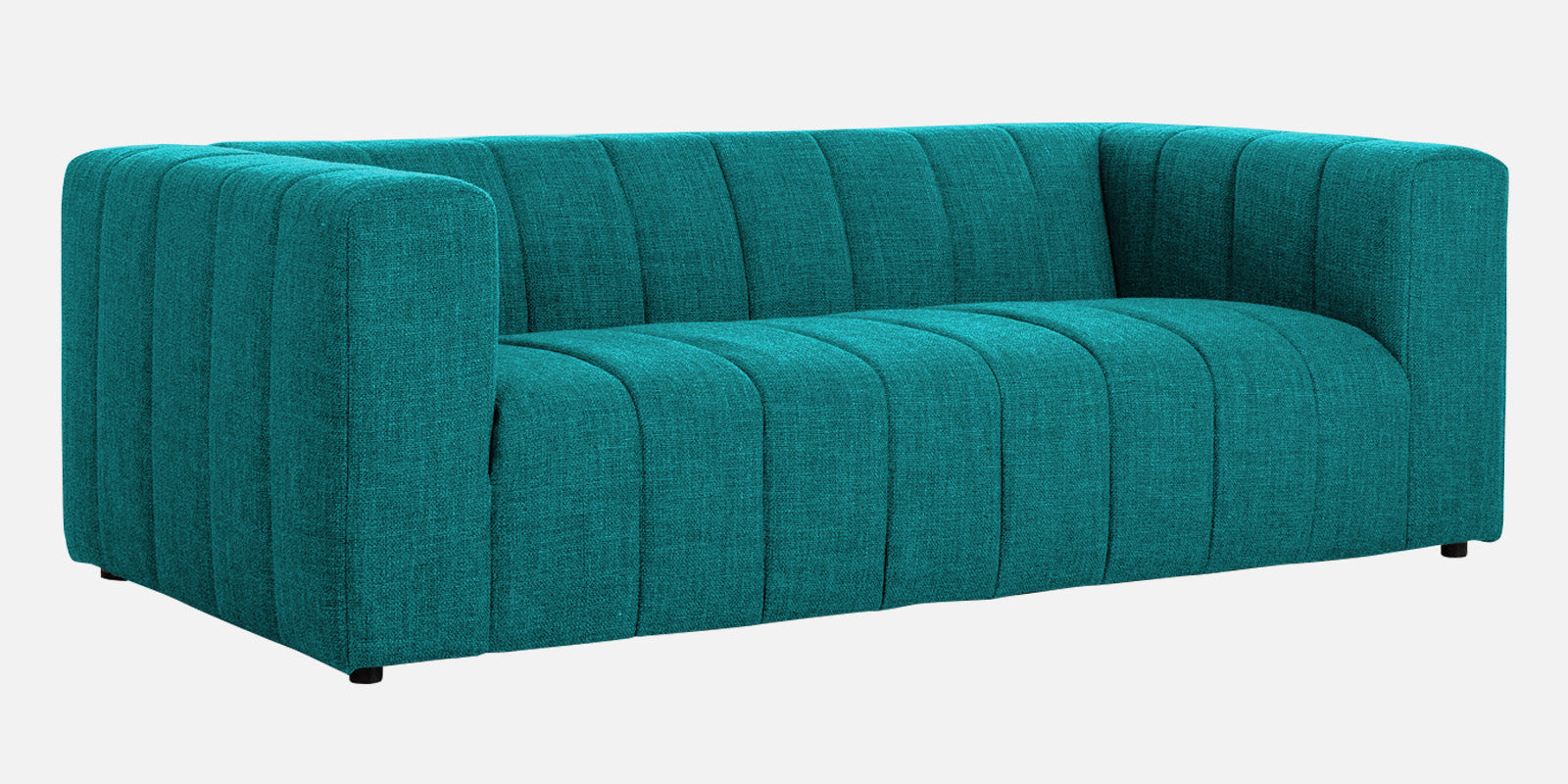 Lara Fabric 3 Seater Sofa in Sea Green Colour