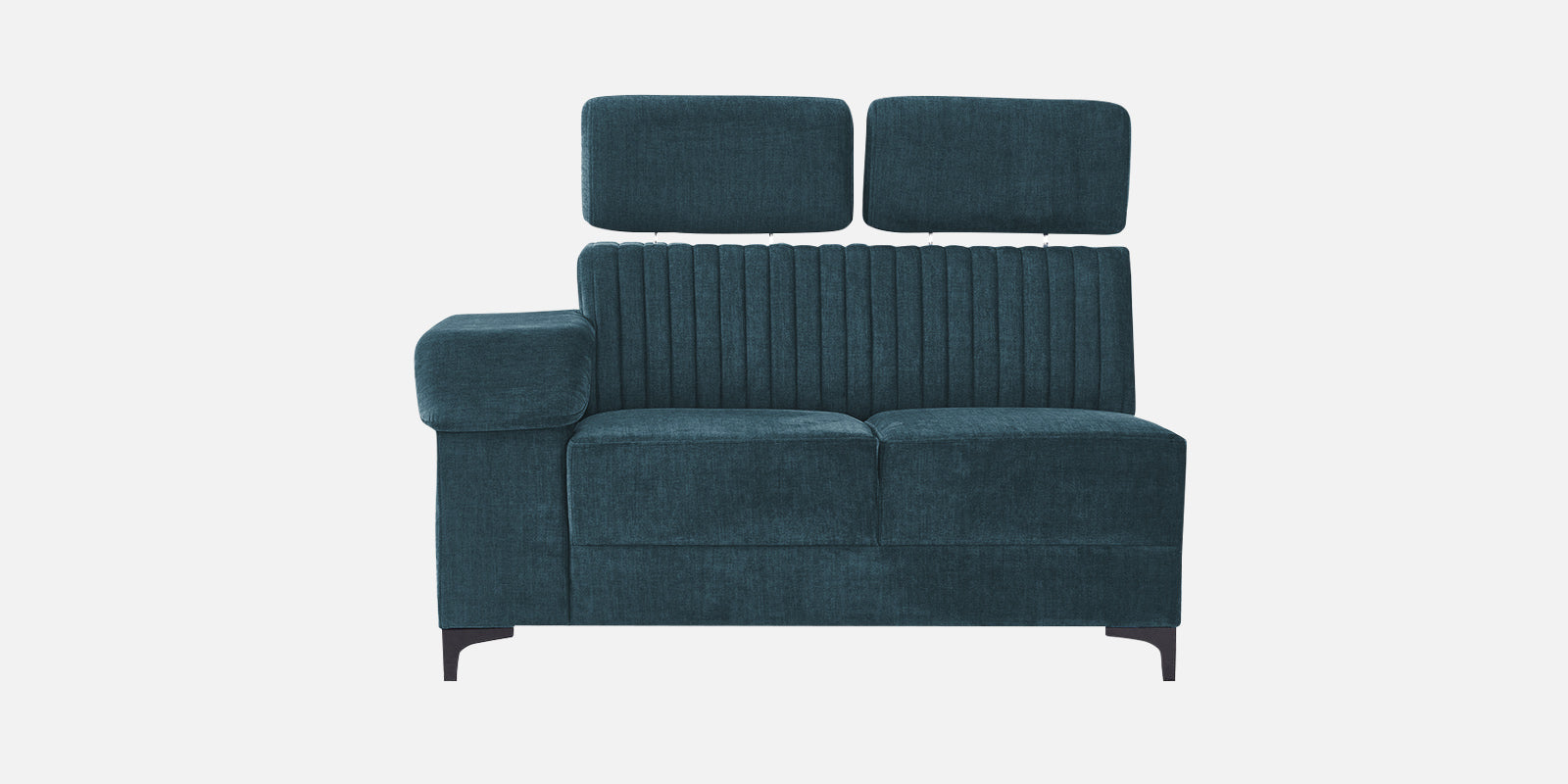 Draco Fabric Corner Sofa in Harbour Blue Colour