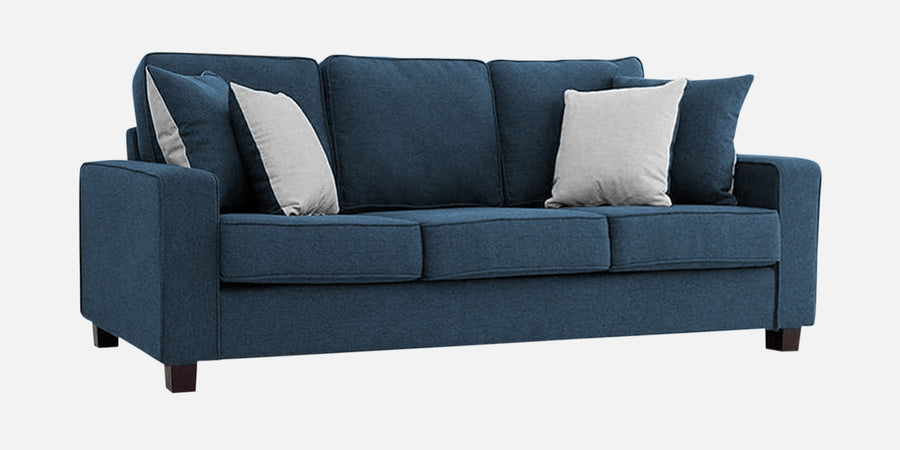 Ladybug Fabric 3 Seater Sofa In Light Blue Colour - Febonic Living