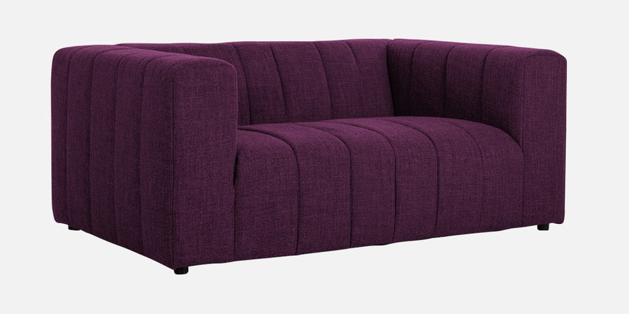 Lara Fabric 2 Seater Sofa In Greek Purple Colour - Febonic Living