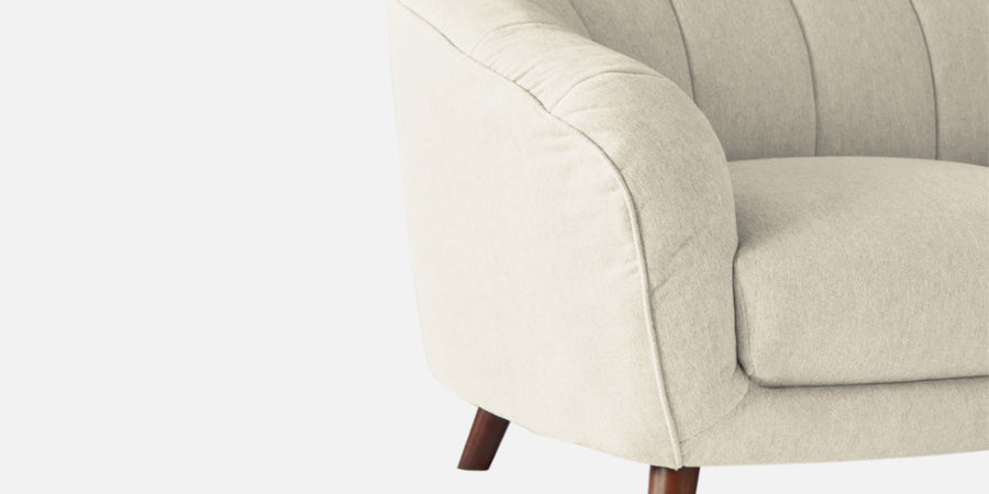 Benjamin Fabric 3 Seater Sofa In Ivory Cream Colour - Febonic Living
