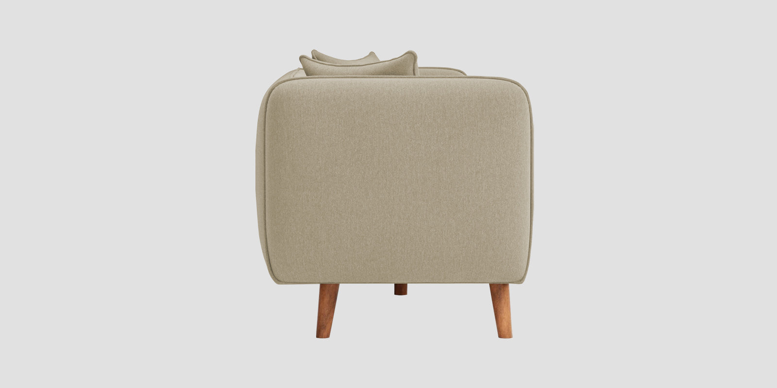 Reva Fabric 3 Seater Sofa In Honey Beige Colour - Febonic Living