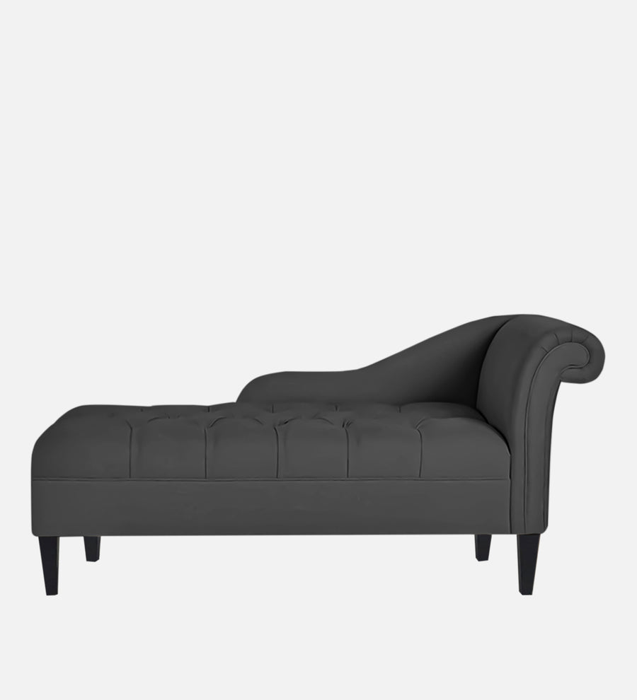 Adria Fabric Lhs Chaise Lounger In Charcoal Grey Colour - Febonic Living