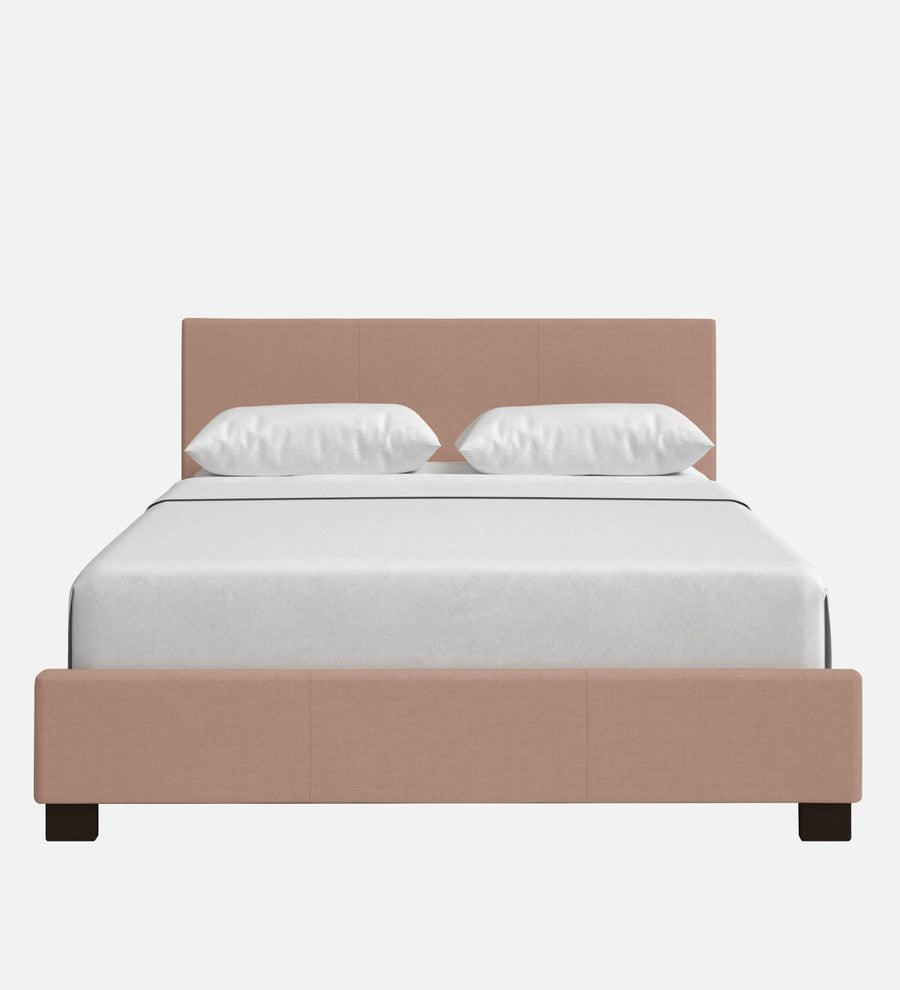 Lora Fabric Upholstered Queen Size Bed In Olive Beige Colour - Febonic Living