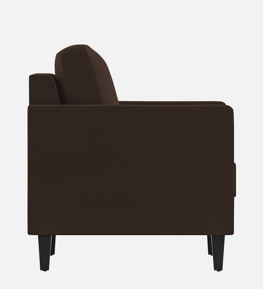 Nori Fabric 1 Seater Sofa In Cidar Brown Colour - Febonic Living