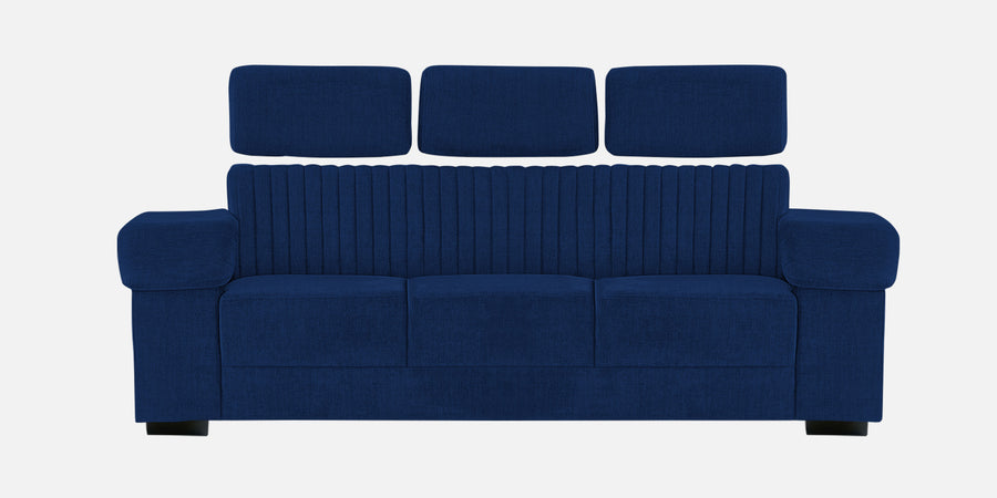 Draco Fabric 3 Seater Sofa In Royal Blue Colour - Febonic Living
