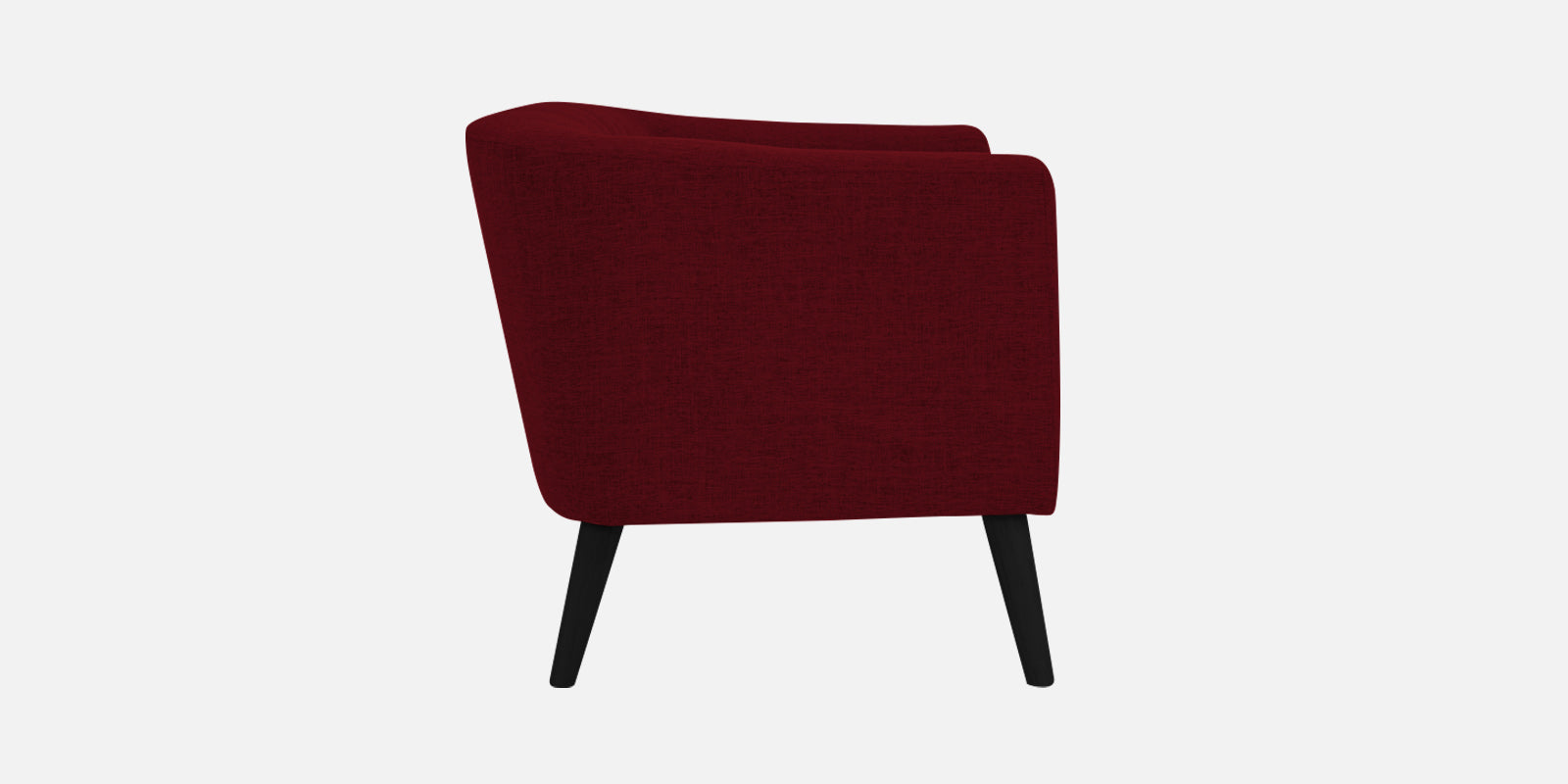 Casper Fabric 3 Seater Sofa in Ruby Red Colour