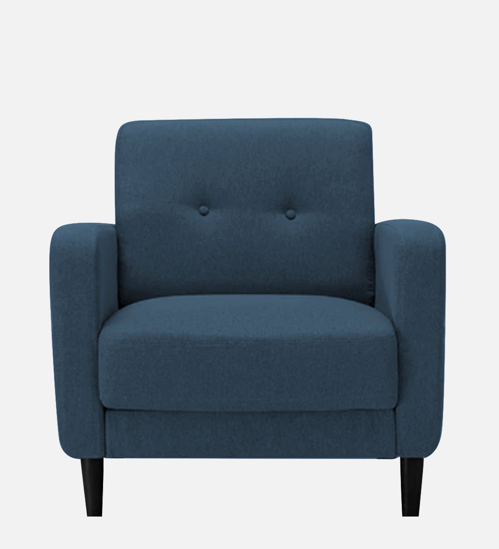 Marq Fabric 1 Seater Sofa in Light Blue Colour