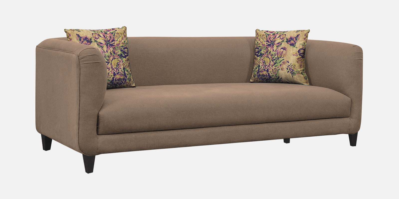 Niki Fabric 3 Seater Sofa in Cookie Beige Colour