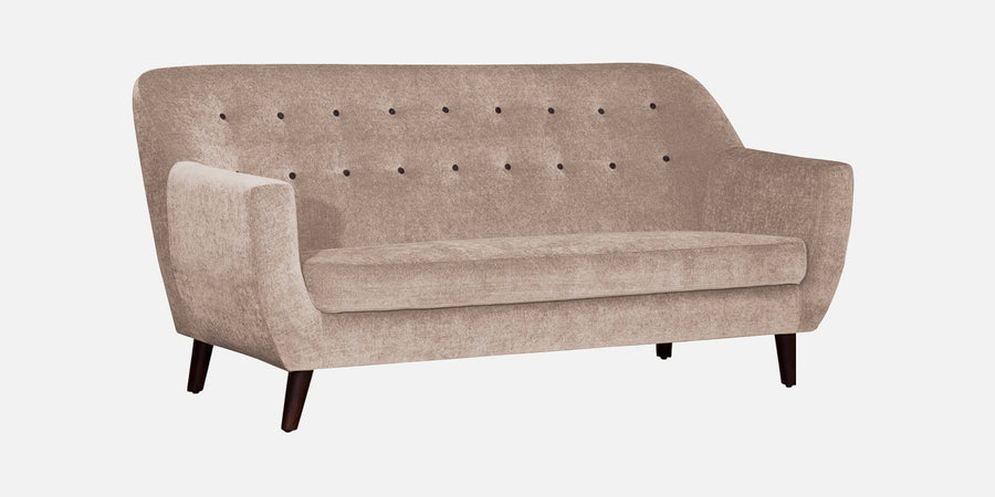 German Fabric 3 Seater Sofa In Kadhi Beige Colour - Febonic Living