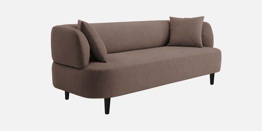 Carson Fabric 3 Seater Sofa In Ginger Brown Colour - Febonic Living