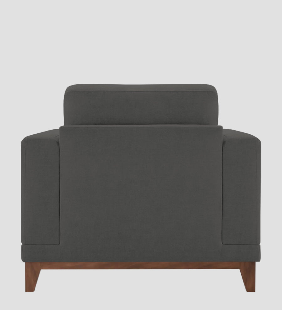 Esha Fabric 1 Seater Sofa In Stone Grey Colour - Febonic Living