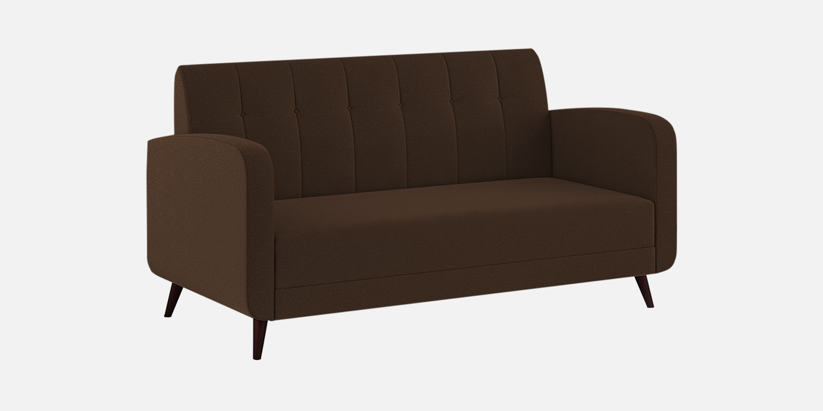 Wiki Velvet 3 Seater Sofa in Chocolate Brown Colour