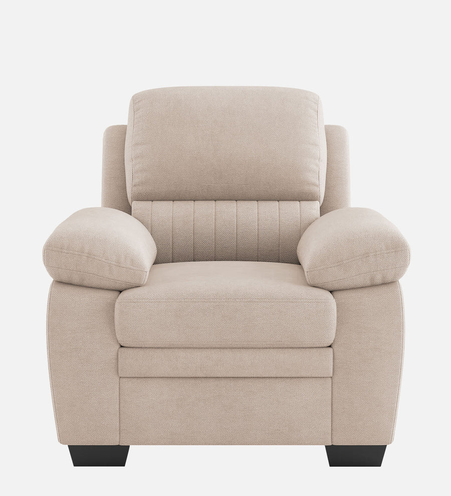 Cantaberry Velvet 1 Seater Sofa In Camel Beige Colour - Febonic Living
