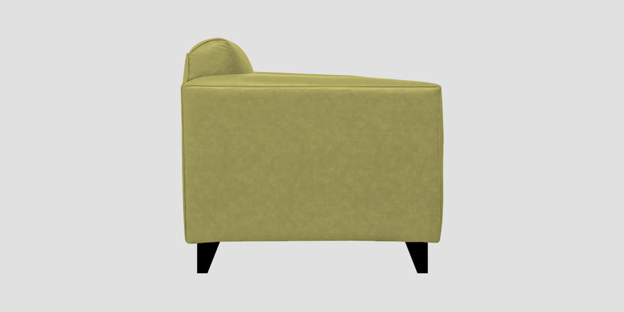Convi Leatherette 3 Seater Sofa In Spring Green Colour - Febonic Living