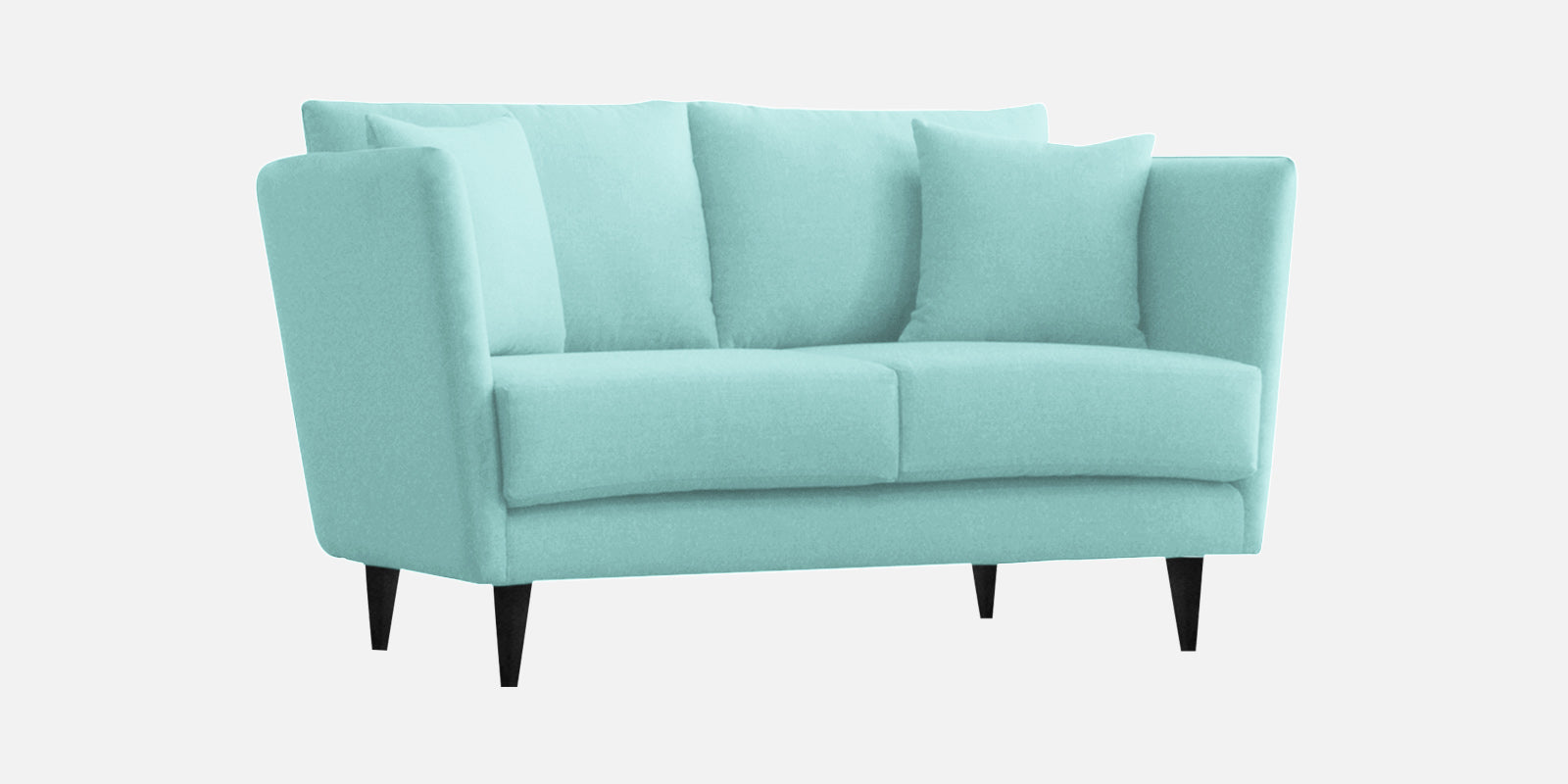 Norway Velvet 2 Seater Sofa In Barmunda Aqua Colour