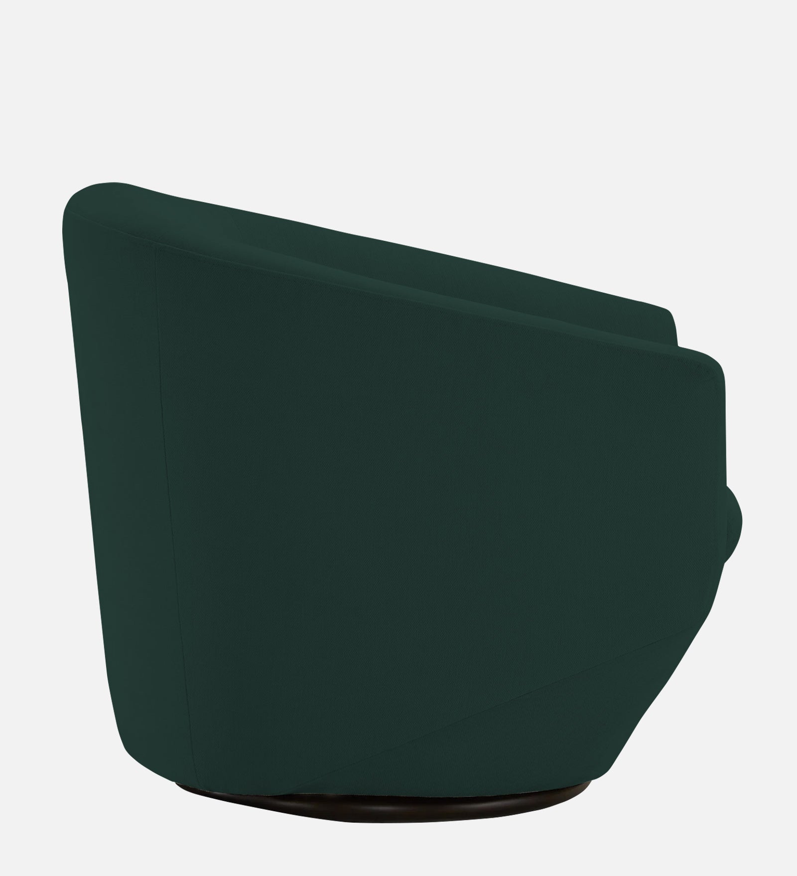 Haddie Velvet Swivel Chair in Forest Green Colour