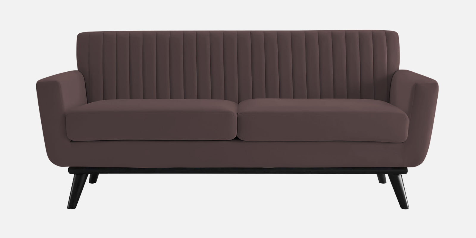 Tucker Velvet 2 Seater Sofa In Mocha Brown Colour