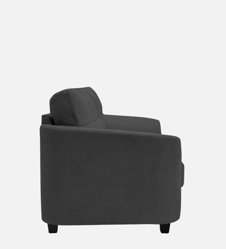 Mulan Fabric 1 Seater Sofa In Stone Grey Colour - Febonic Living