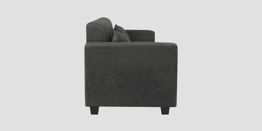 Nebula Fabric 2 Seater Sofa In Charcoal Grey Colour - Febonic Living