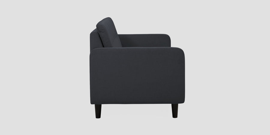 Noha Fabric 2 Seater Sofa In Charcoal Grey Colour - Febonic Living