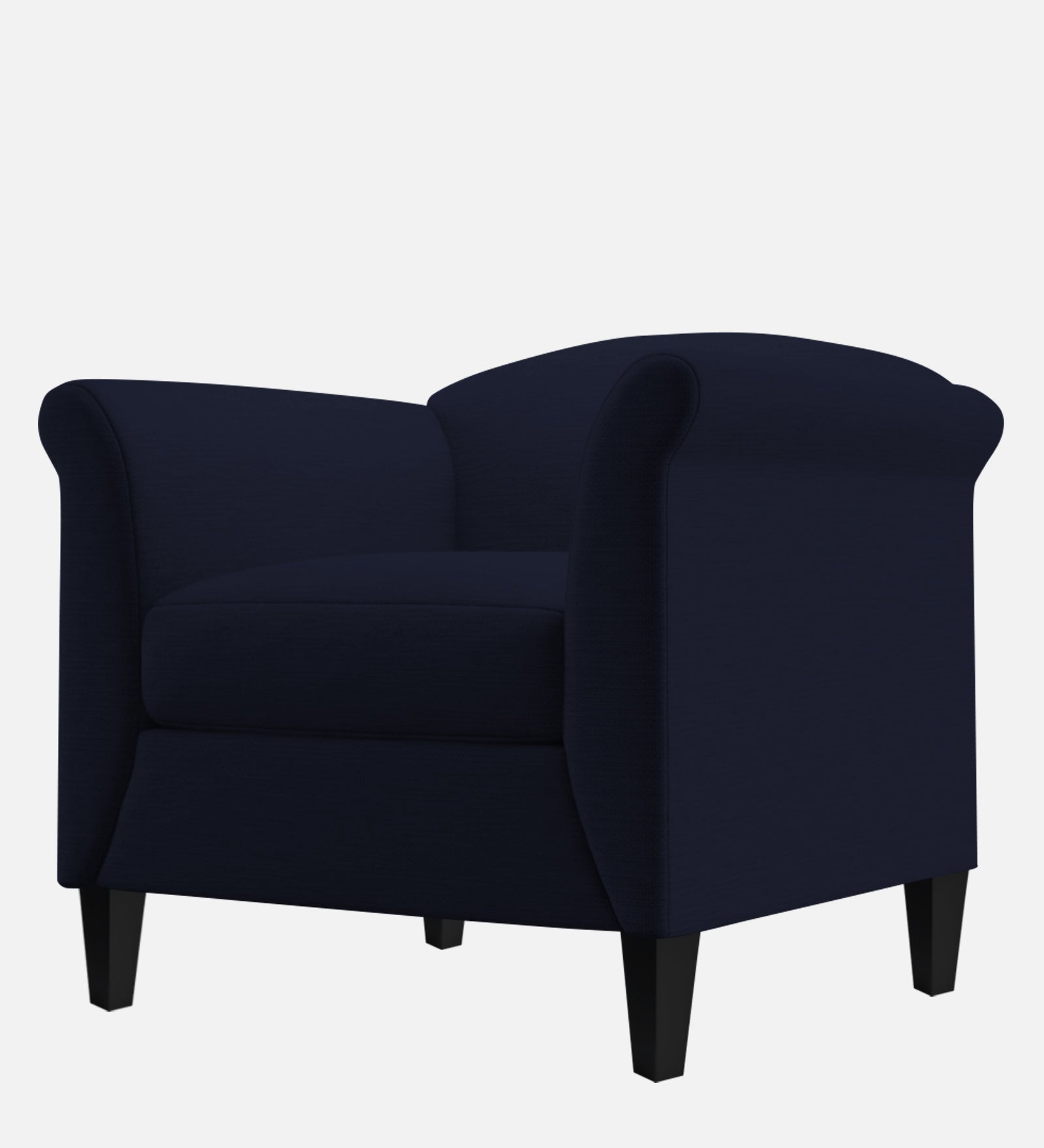 Kimber Fabric 1 Seater Sofa in Royal Blue Colour