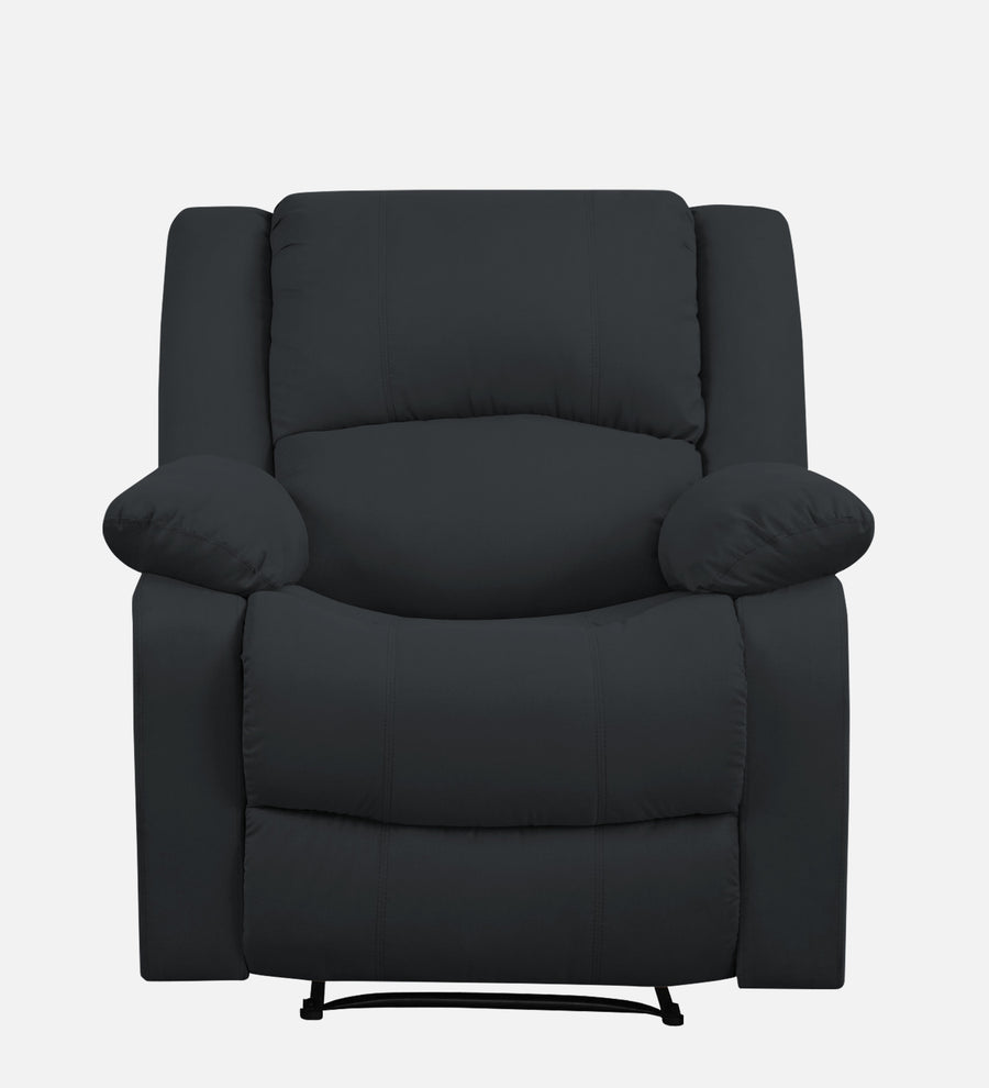 Henry Fabric 1 Seater Motorized Recliner In Charcoal Grey Colour - Febonic Living